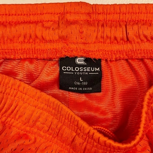 New Syracuse University Lacrosse Shorts Boys Large 16-18 Colosseum Orangemen Lax - Picture 3 of 3